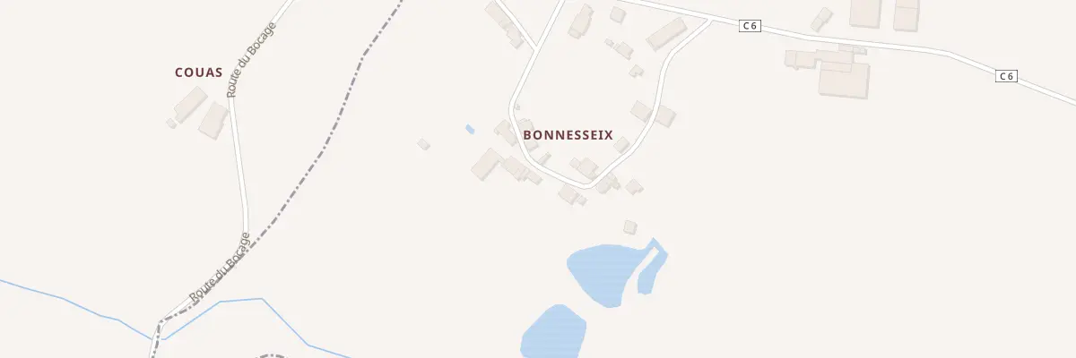 Plan du 7 Bonnesseix à Blond