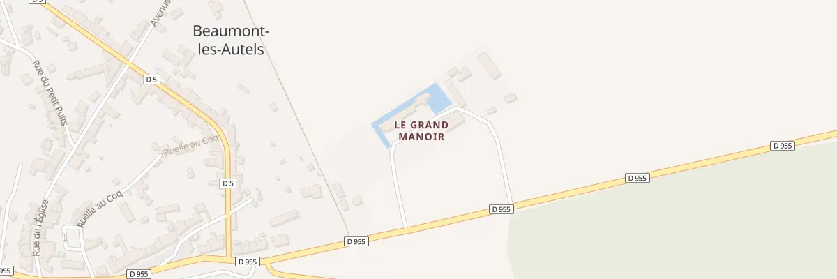 Plan du 1 Le Grand Manoir à Beaumont-les-Autels