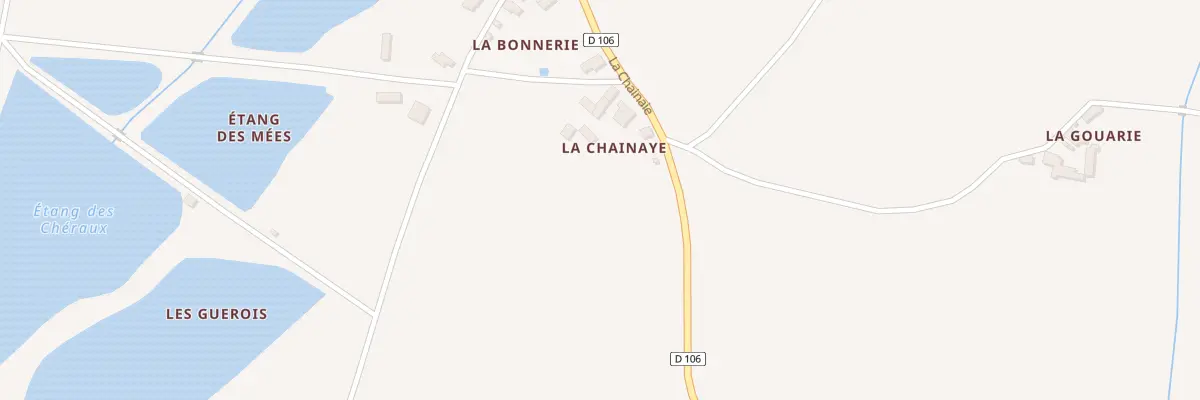 Plan du 8 La Chainaye à Bossay-sur-Claise