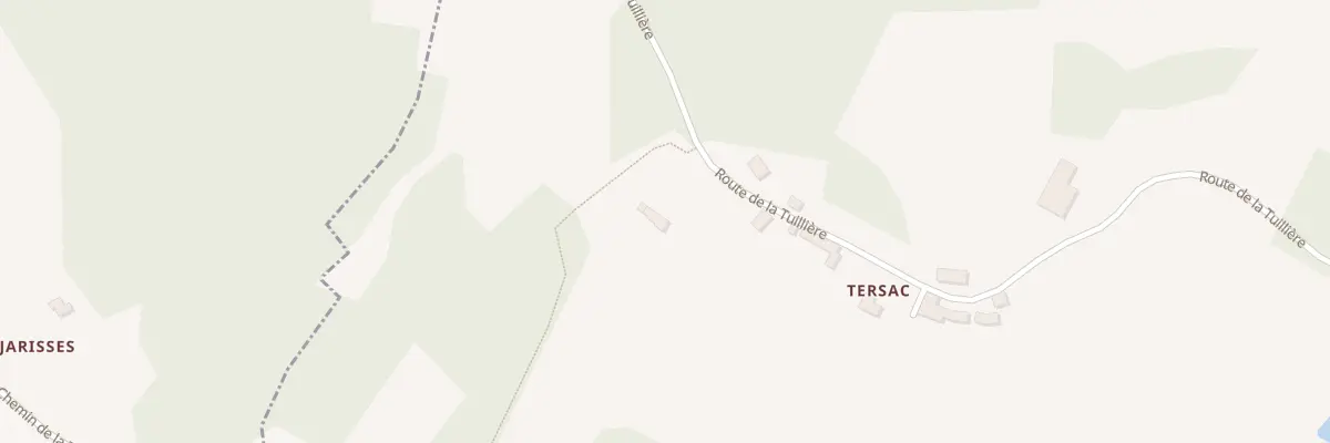 Plan du 9000 Tersac à Saint-Jory-las-Bloux
