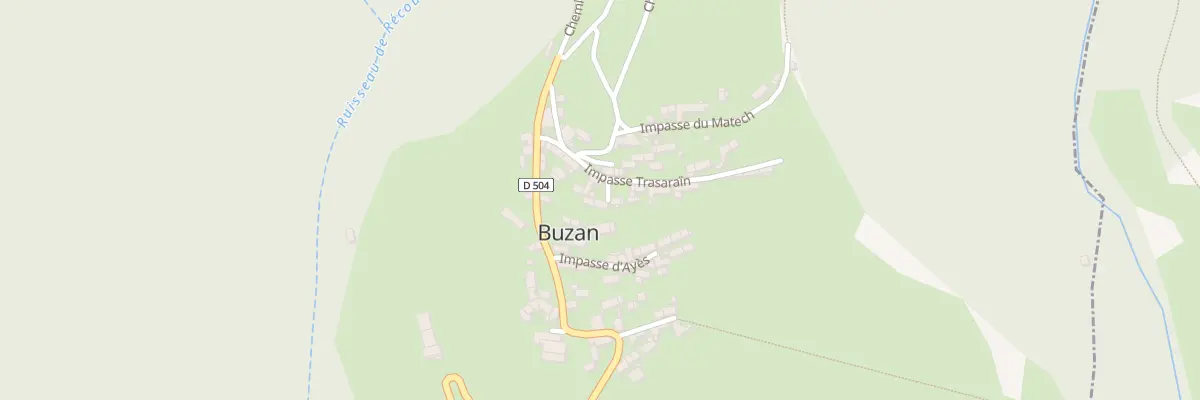 Plan du 19 Buzan à Buzan