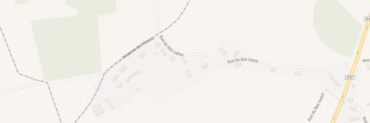 Plan du 9034 Rue du Bas Vallot à La Croisille