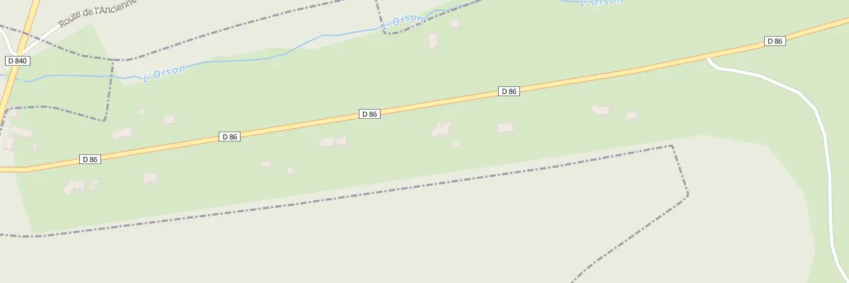 Plan du 10 Rte de la Vallee de l’Oison au Bec-Thomas