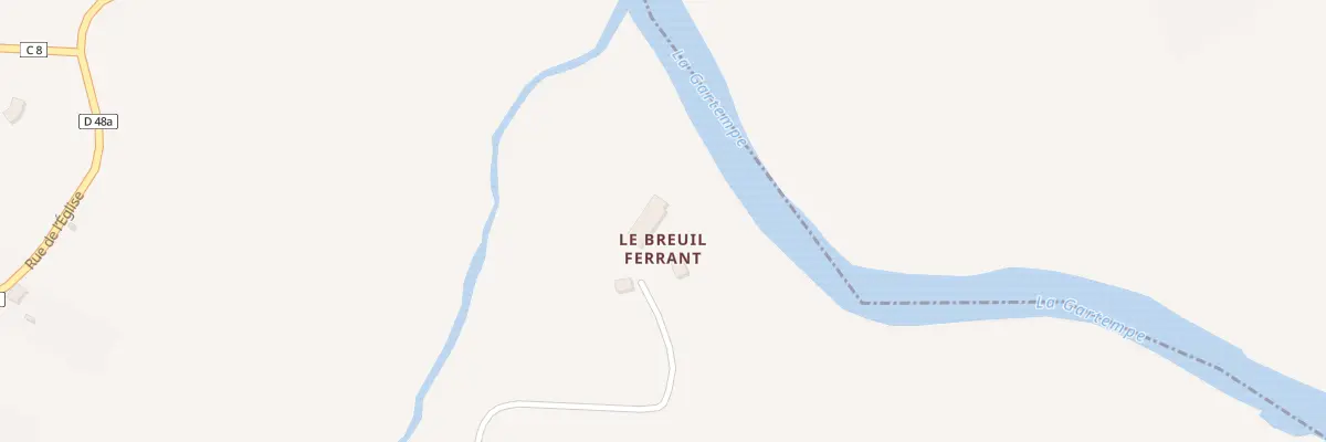 Plan du 5074 Le Breuil Fairant à Saint-Bonnet-de-Bellac