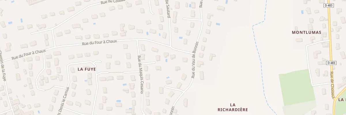 Plan du 1 Rue du Four a Chaux à Amboise