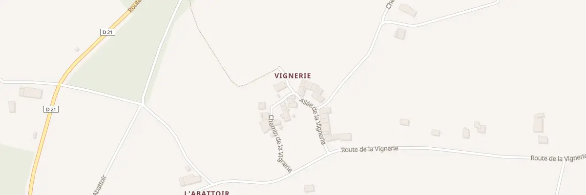 Plan du 15 All de la Vignerie à Saint-Laurent-sur-Gorre
