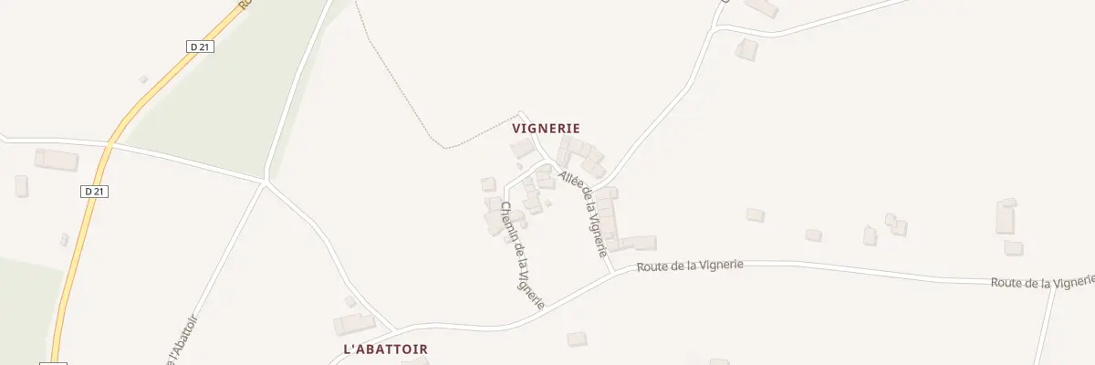 Plan du 11 All de la Vignerie à Saint-Laurent-sur-Gorre
