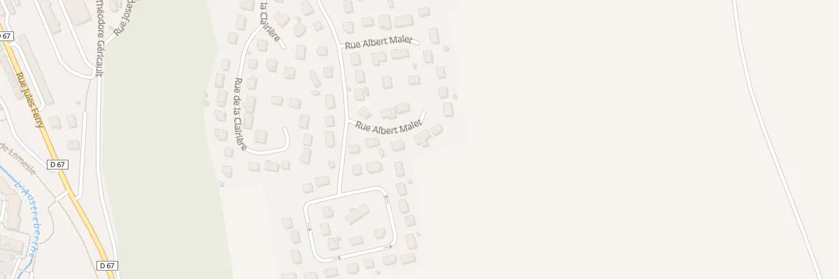 Plan du 46 Rue Albert Malet à Barentin