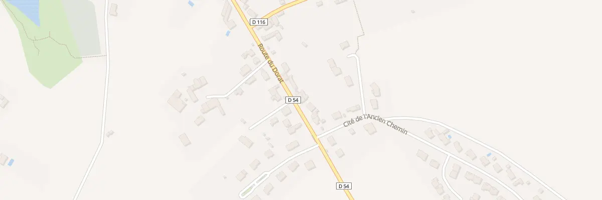 Plan du 43 Rte du Dorat à Lathus-Saint-Rémy