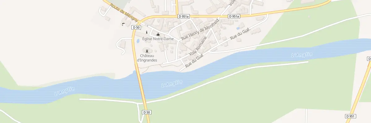 Plan du 2 Voie Romaine à Ingrandes