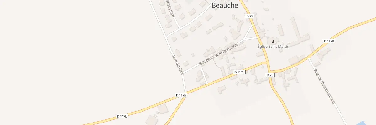 Plan du 4 Rue du Clos à Beauche