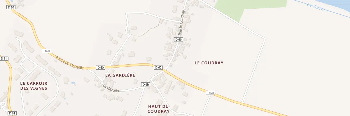 Plan du 35 Le Coudray à Tournon-Saint-Martin