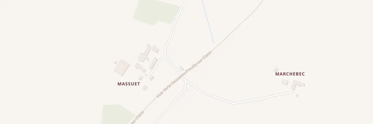 Plan du 1 Massuet à Bossay-sur-Claise