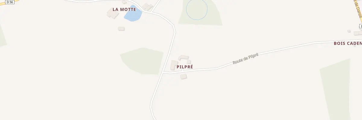 Plan du 6 Pilpré à Beauchêne