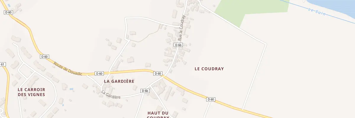 Plan du 33 Le Coudray à Tournon-Saint-Martin