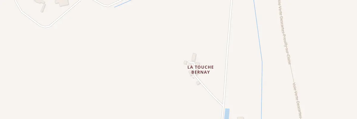 Plan du 8 La Touche Bernay à Bossay-sur-Claise
