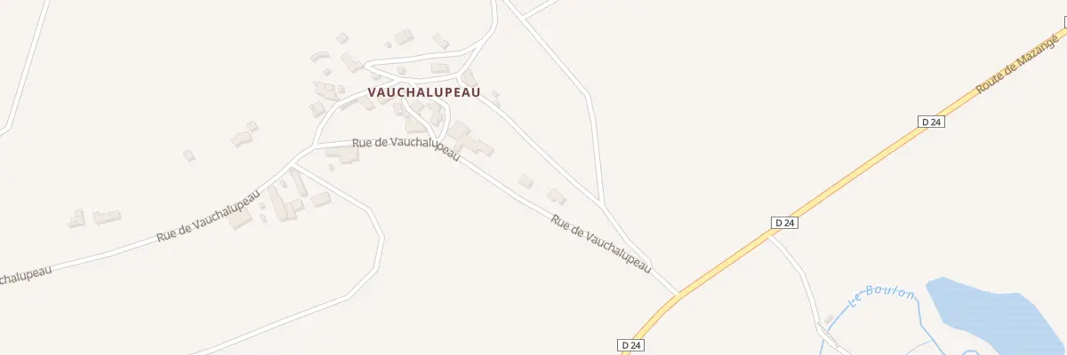 Plan du 4 Rue de Vauchalupeau à Mazangé