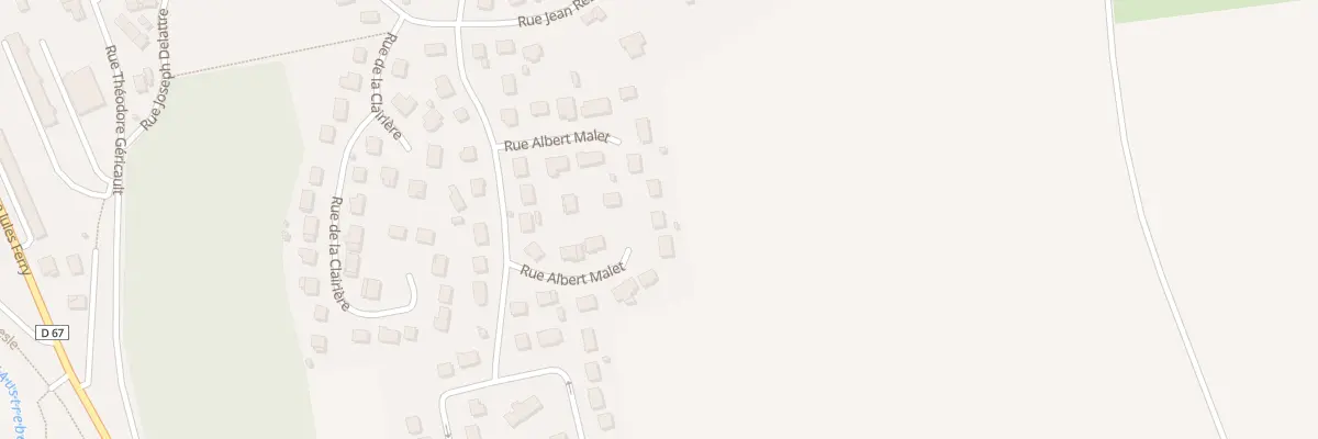 Plan du 40 Rue Albert Malet à Barentin