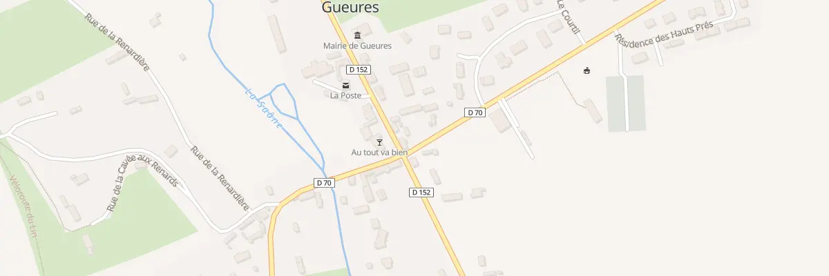 Plan du 34 Rue de la Vallée à Gueures