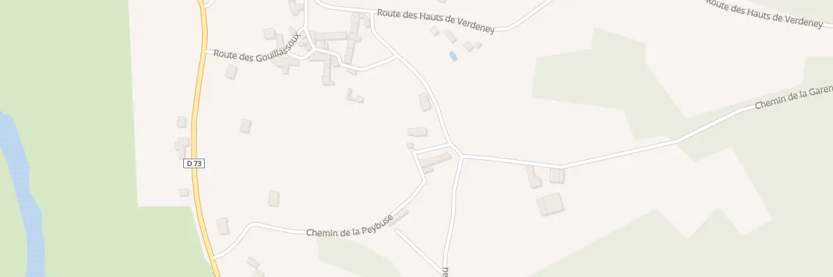 Plan du 339 Che de la Peybuse à Coulaures