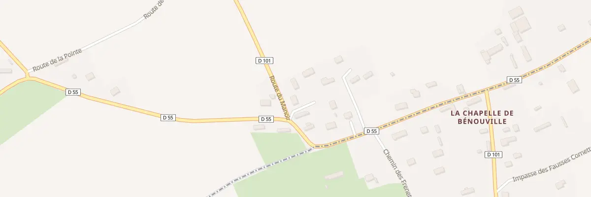 Plan du 1 All du Clos Noel à Lestanville