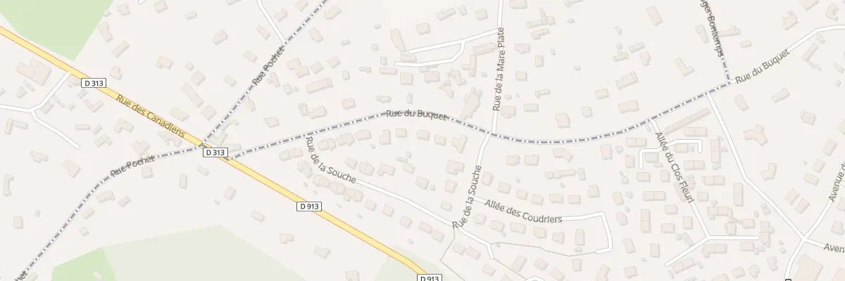 Plan du 1601 Rue du Buquet à Elbeuf