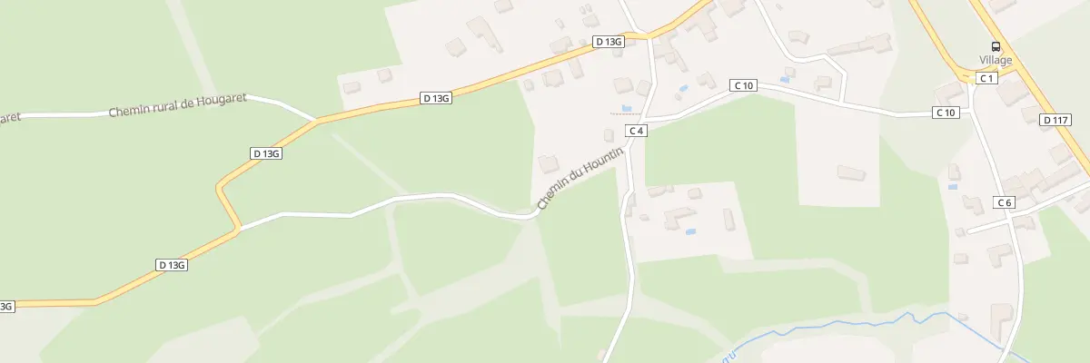 Plan du 70 Chem du Hountin à His