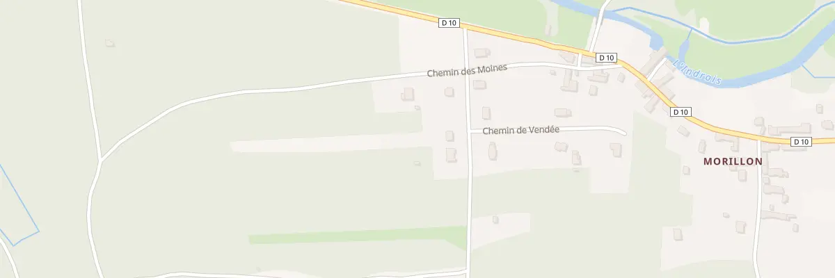 Plan du 2 Che de Vendée à Azay-sur-Indre