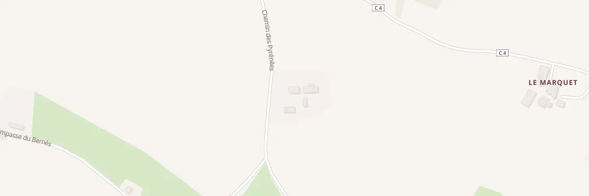 Plan du 195 Chem des Pyrenees à Montégut-Savès