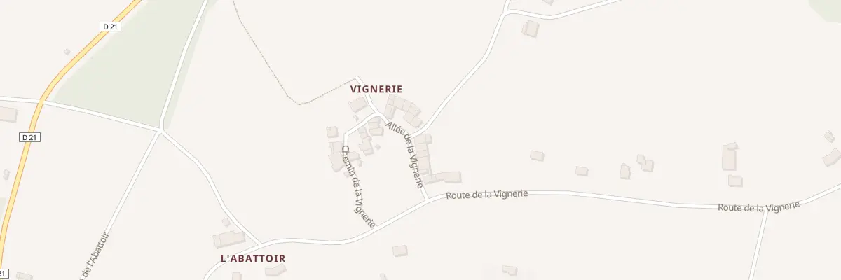 Plan du 16 All de la Vignerie à Saint-Laurent-sur-Gorre