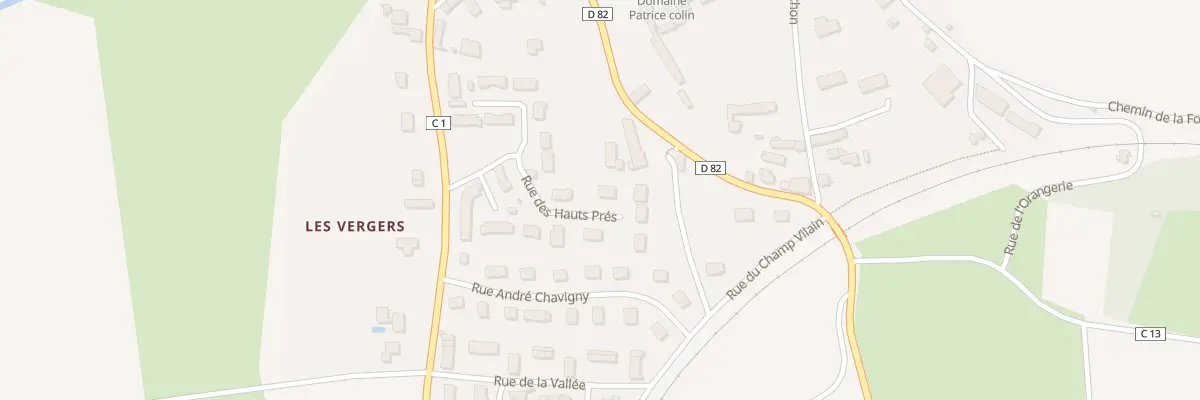 Plan du 14 Rue des Hauts Prés à Thoré-la-Rochette