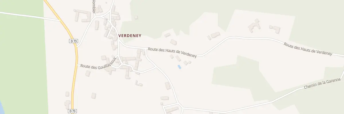 Plan de Verdeney à Coulaures