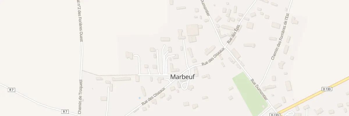 Plan du 2B Rue de la Mare Blonde à Marbeuf