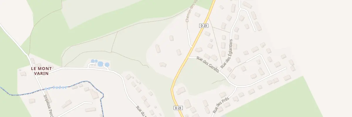 Plan du 1 Che des Vallons à Val-de-Saâne