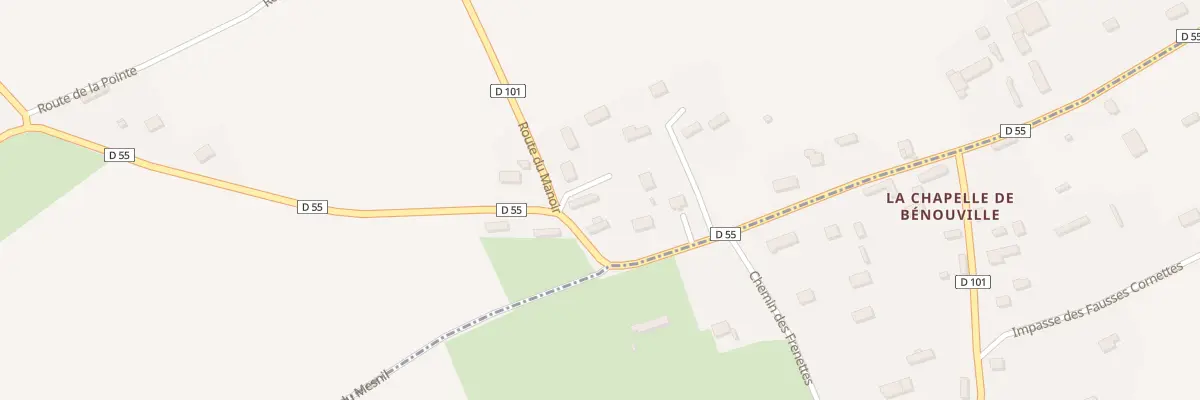 Plan du 6 All du Clos Noel à Lestanville