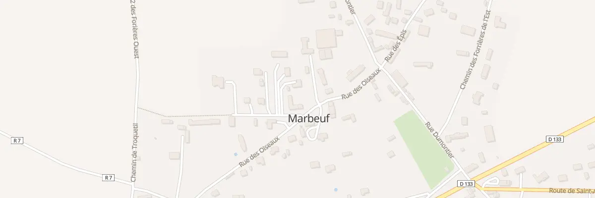Plan du 2A Rue de la Mare Blonde à Marbeuf