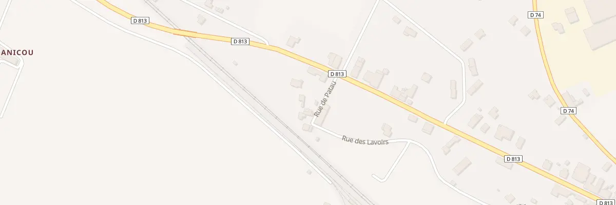 Plan du 5122 Rue des Lavoirs à Malause