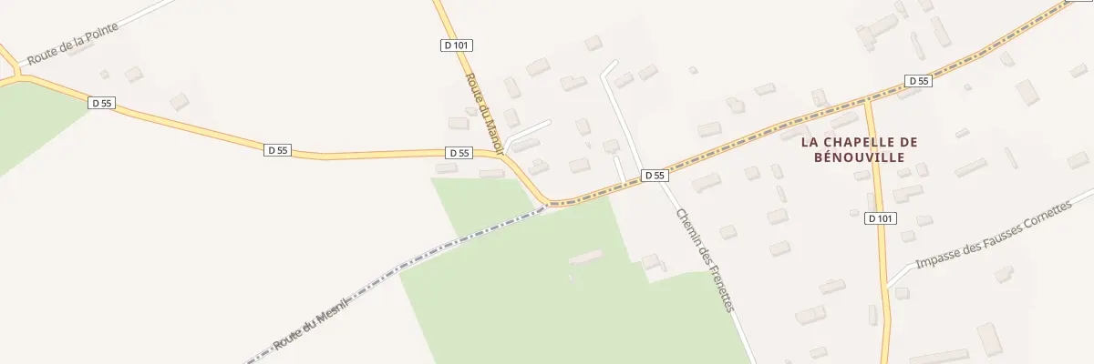 Plan du 31 Rte du Bois des Landes à Lestanville