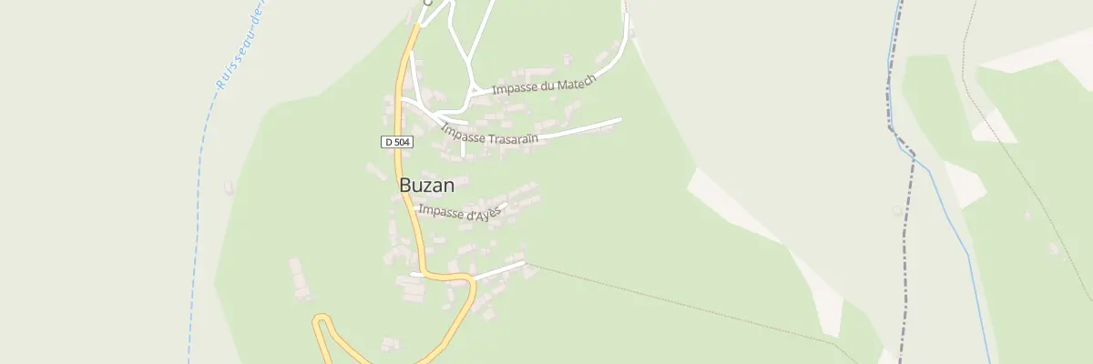 Plan du 8 Buzan à Buzan