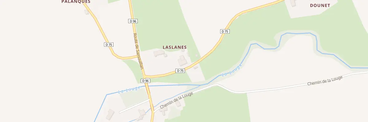 Plan du 29 Laslanes à Terrebasse