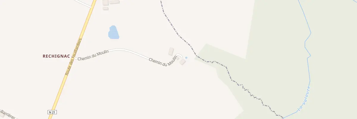 Plan du 119 Rechignac Est à Chalais