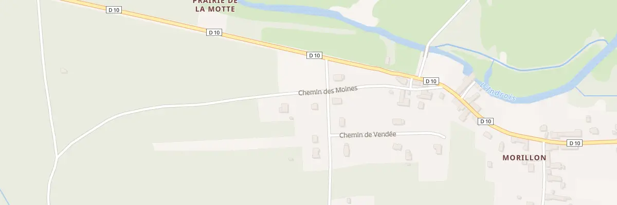 Plan du 5 Che des Moines à Azay-sur-Indre