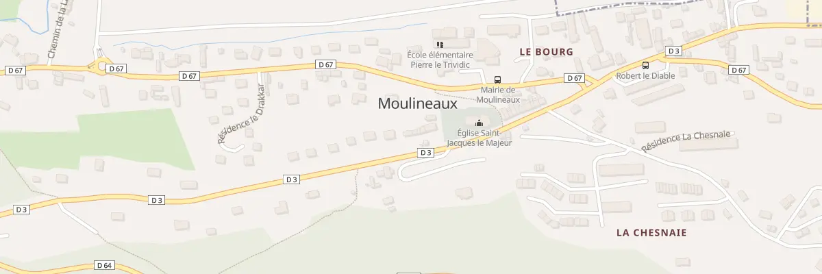 Plan du 652 Rue du Lt Jacques Hergault à Moulineaux