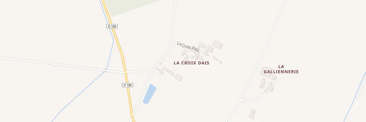 Plan du 642 La Croixdais à Bossay-sur-Claise