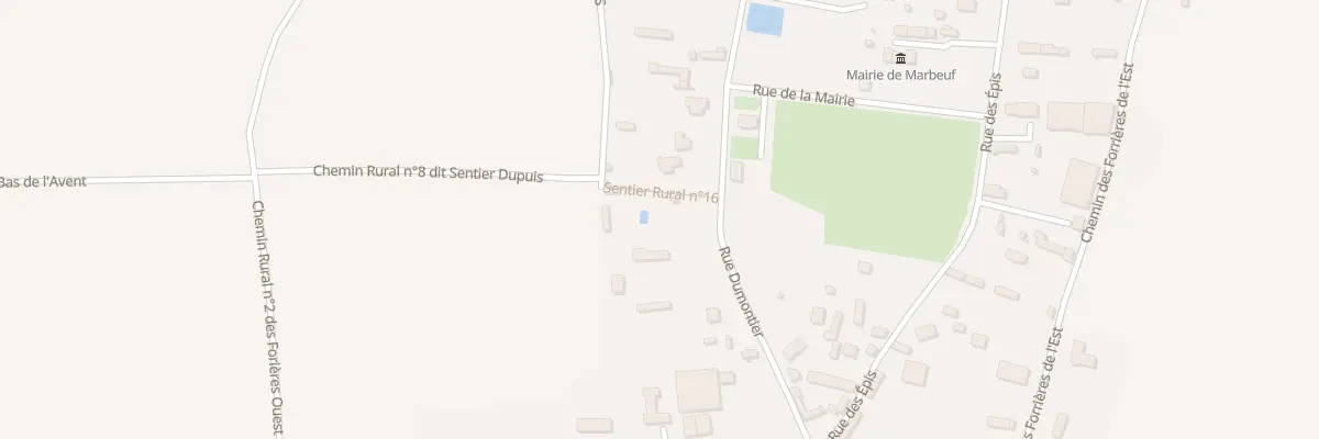Plan du 17 Rue Dumontier à Marbeuf