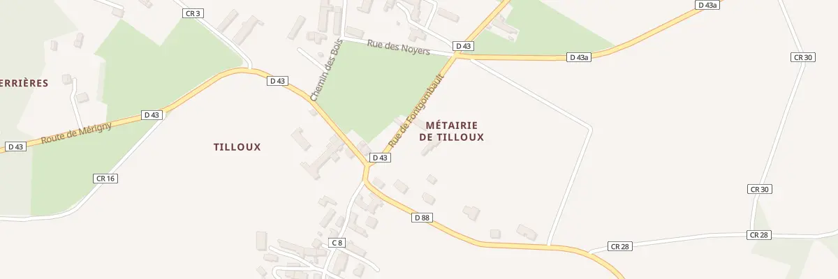 Plan du 4 Rue de Fontgombault à Mérigny