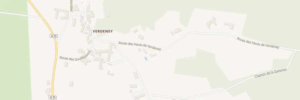 Plan du 204 Verdeney à Coulaures