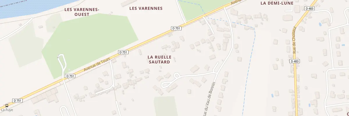 Plan du 69 Av de Tours à Amboise