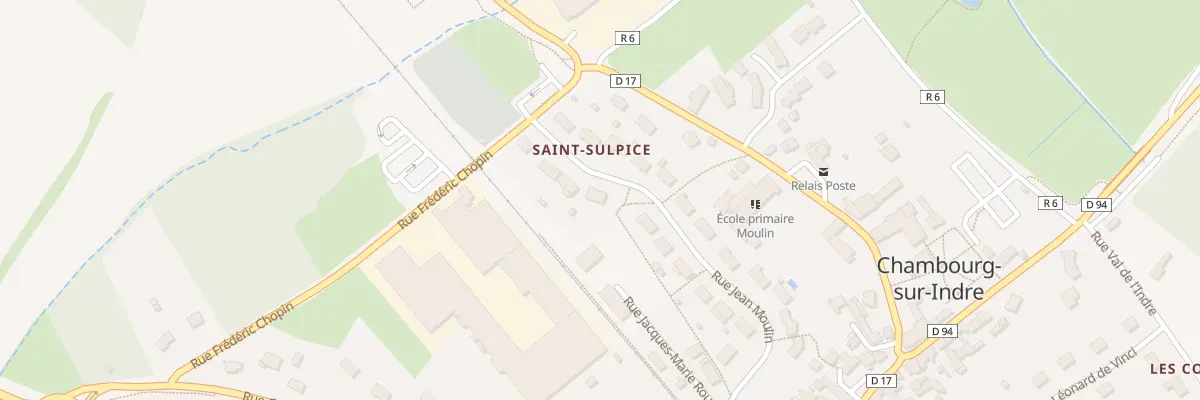 Plan du 15 Rue Jean Moulin à Chambourg-sur-Indre