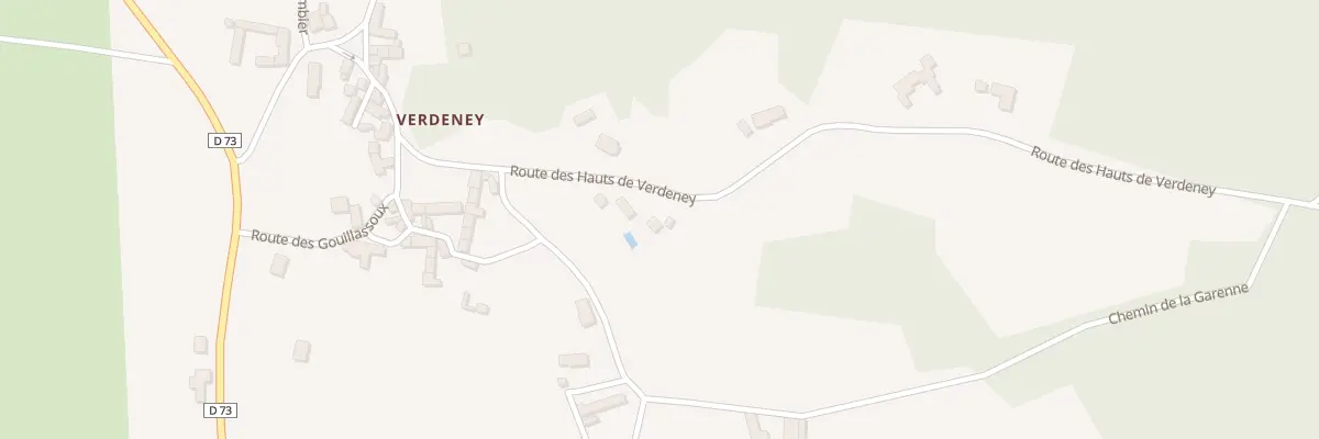 Plan du 1 Verdeney à Coulaures
